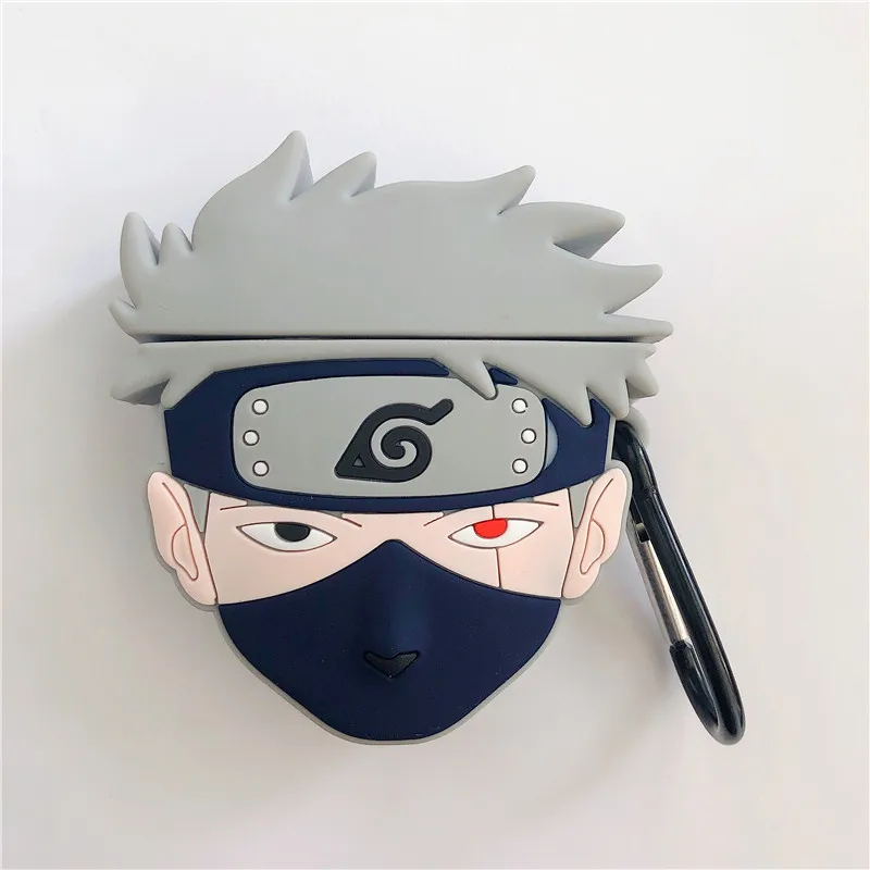 Custom Japan Anime 3d Naruto Cartoon Silicone Wireless Earphone Case