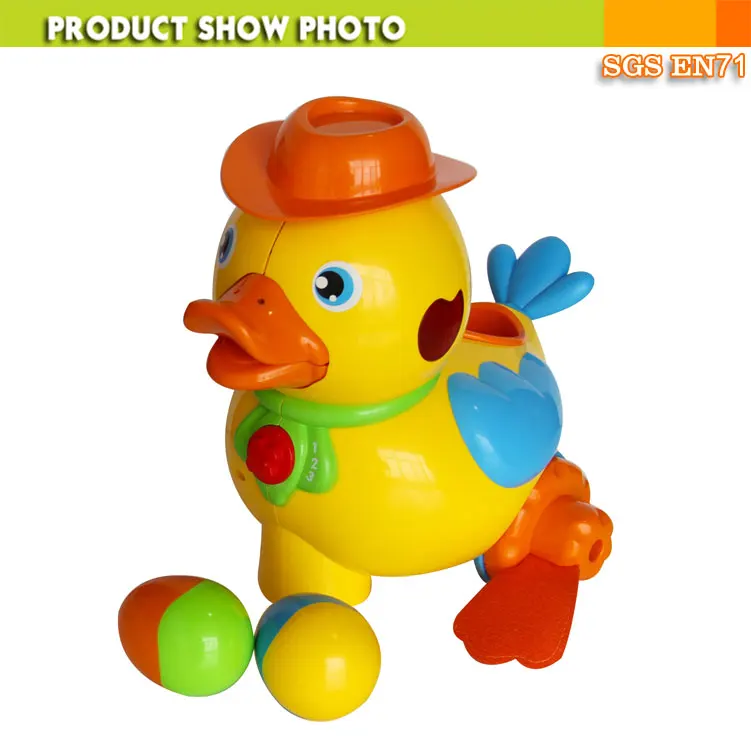 duck toy with eggs