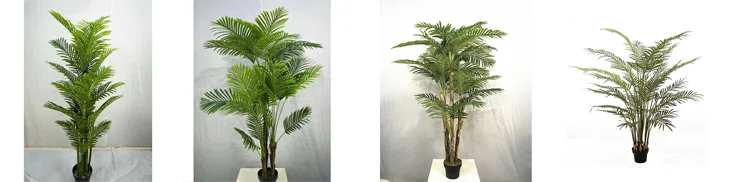 120cm height with 18pcs leaves mini artificial indoor decorative fan palm bonsai tree plant,  artificial mini fan palm tree
