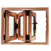 Attractive American style prefab homes folding glass windows with aluminum frame