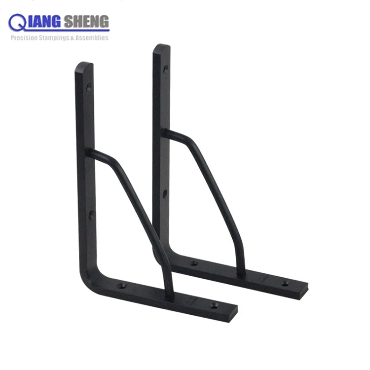 Heavy Duty Triangle Metal Wall Mounted Shelf Brackets - Buy Wall ...