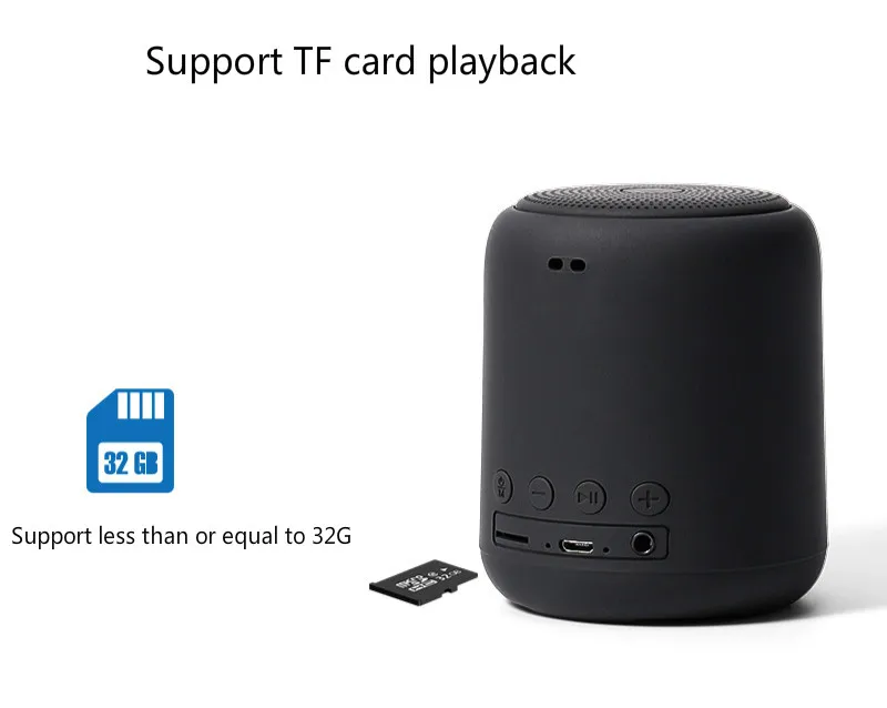 Small Steel Cannon Bluetooth Speaker Outdoor Waterproof Mini Subwoofer Sports Small Speaker - ANKUX.COM