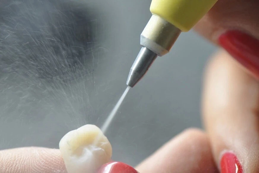 牙科设备  口腔治疗设备及配件  带 2 笔的牙科实验室精细牙科喷砂机 