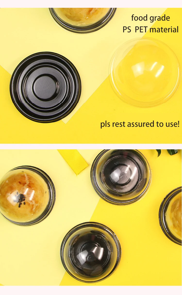 disposable takeaway plastic cake packaging box