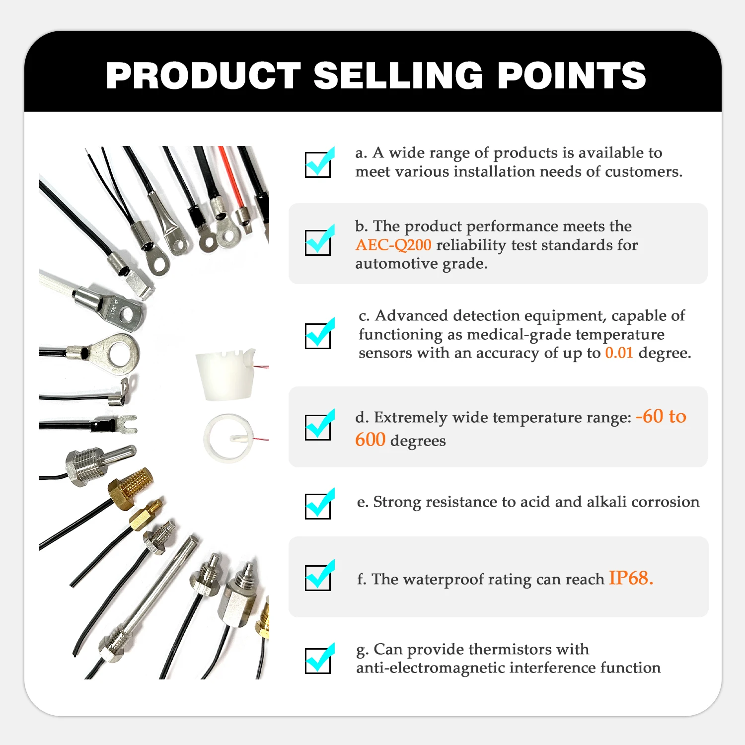PT100  PT1000  Temperature  Sensor   for   High   Temperature   R0  100 OHM   1000 OHM    CLASS a   CLASS B  CLASS  1/3B details