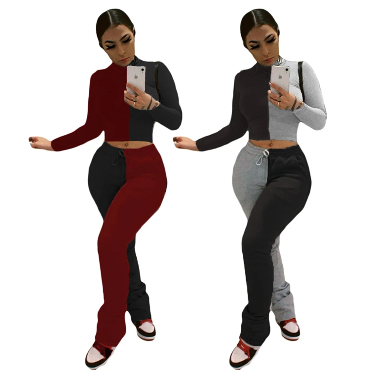 Fashionable New Trendy Women Fashion Clothing 2 Piece Jogger Set Women 2 Piece Set Women Clothing Fall Two Piece Sets