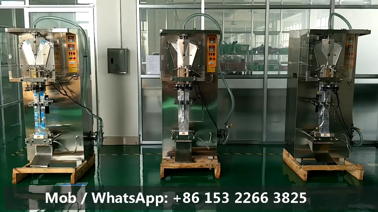 Factory Price Full Automatic Filling Plastic Bag Drinking Pure Sachet Water Packaging Machine