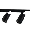 360 degree adjustable 2 led track light 1 phase adaptor track rail system spotlight surface led track light