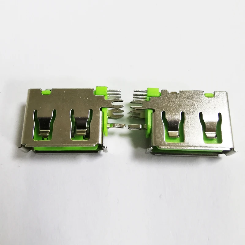 90 Degree 4 Pin Usb Type A Standard Port Female Solder Jacks Connector