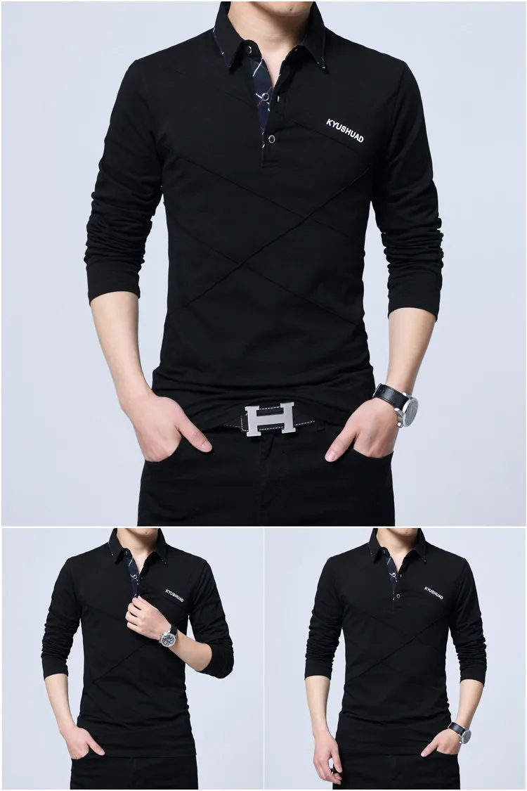 White Full Sleeve T Shirt For Men Slim Fit Mens T Shirt 100 Cotton