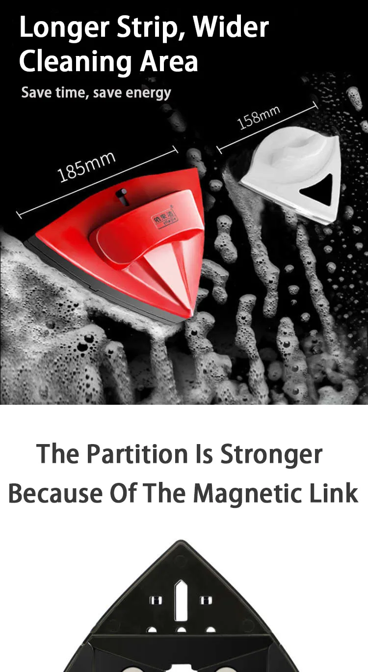 Adjustable Double Faced Window Cleaner For 5