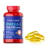 GMP certified healthy care salmon fish oil refined fish oil to support heart health