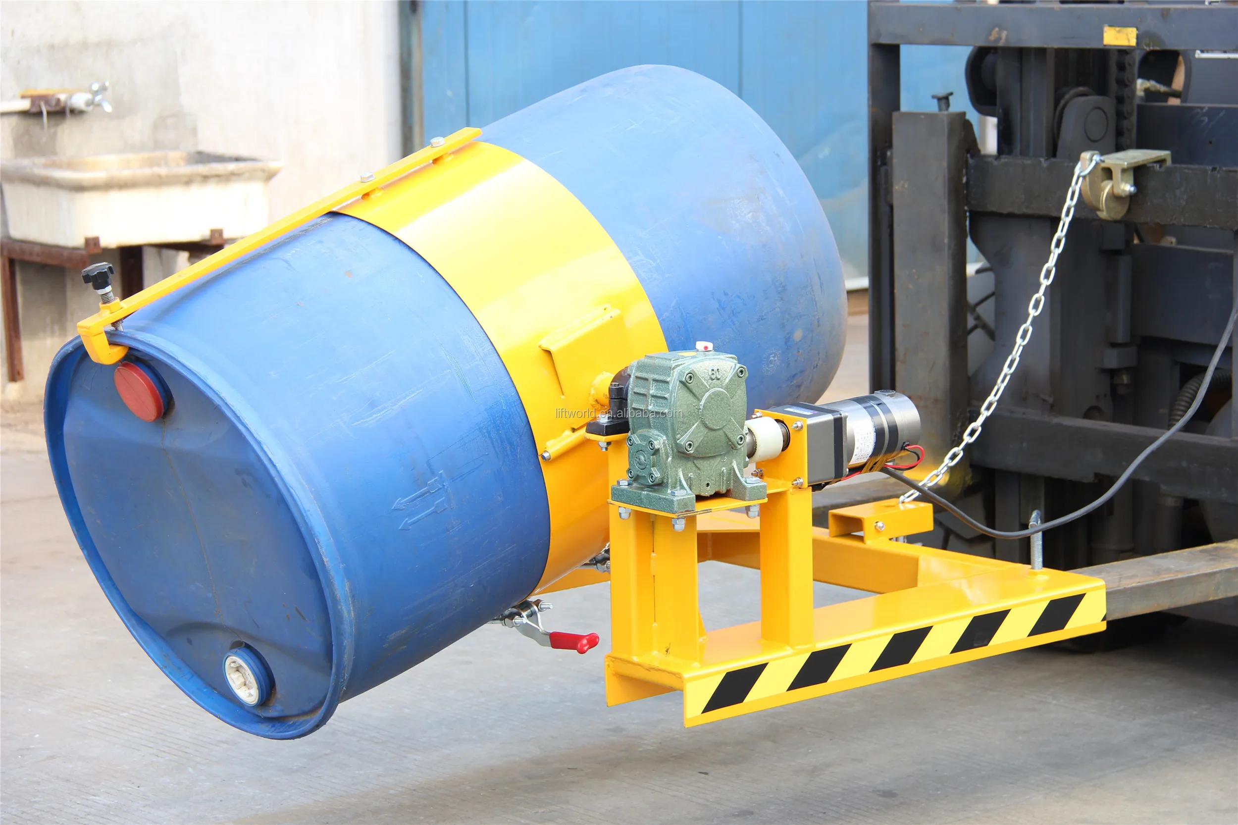 Hk285 Drum Tilter Manual Rotation Fork Mounted Drum Carrier/drum