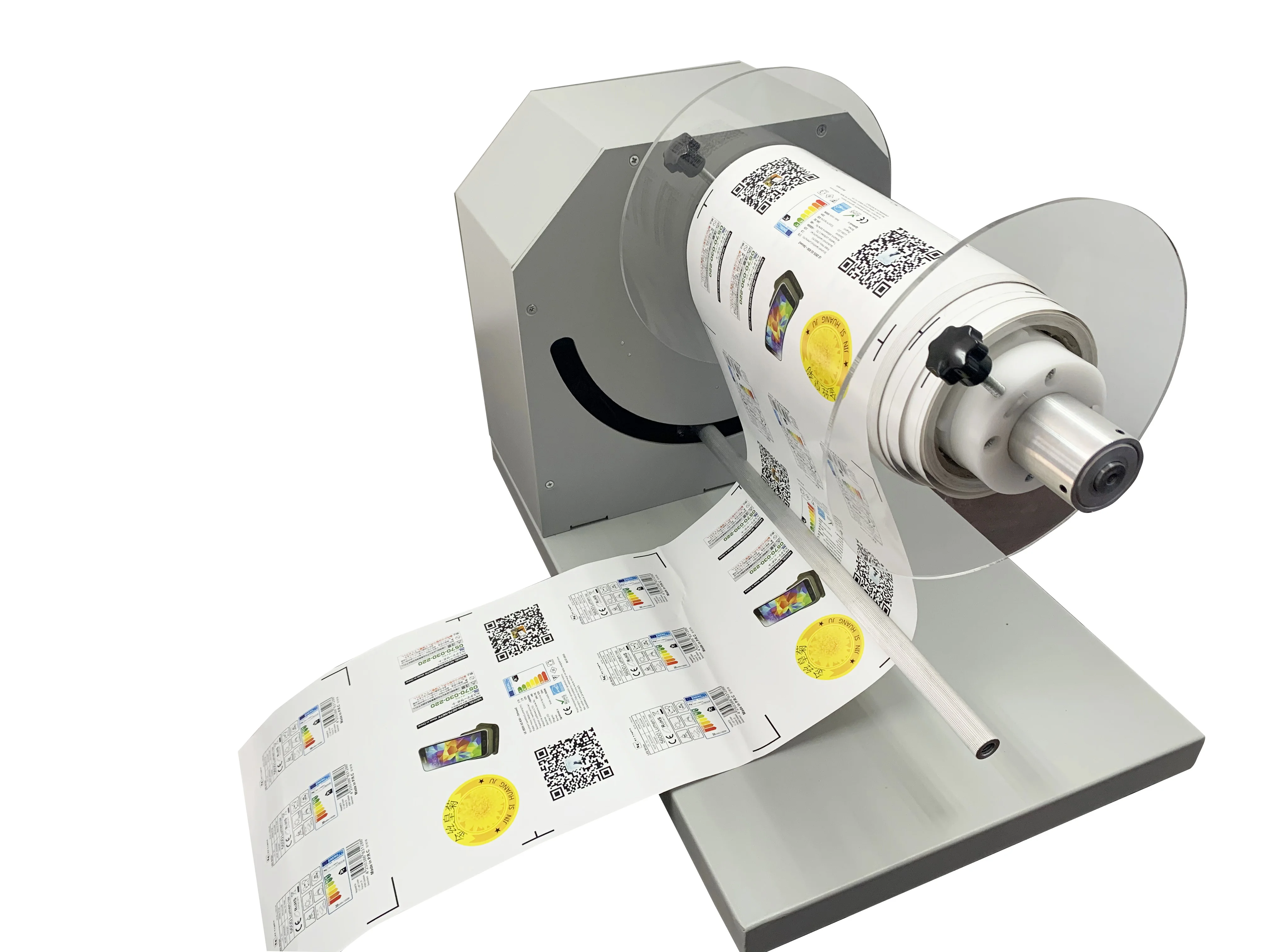 Manual Label Rewinder / Barcode Sticker Paper Label Rewinder