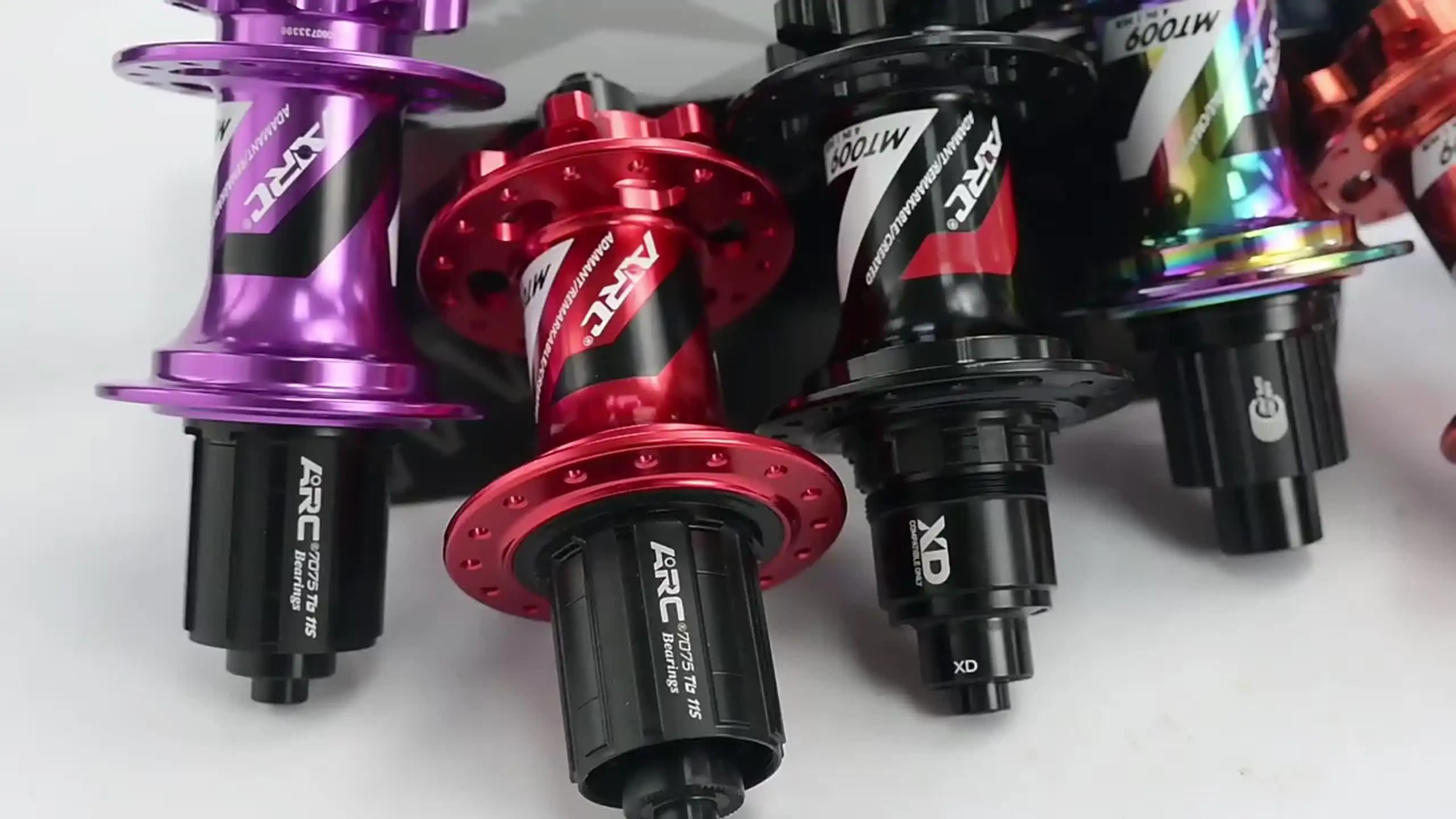 MT-009F/R オレンジ/パープル XD 12S 32H マウンテンバイクハブ