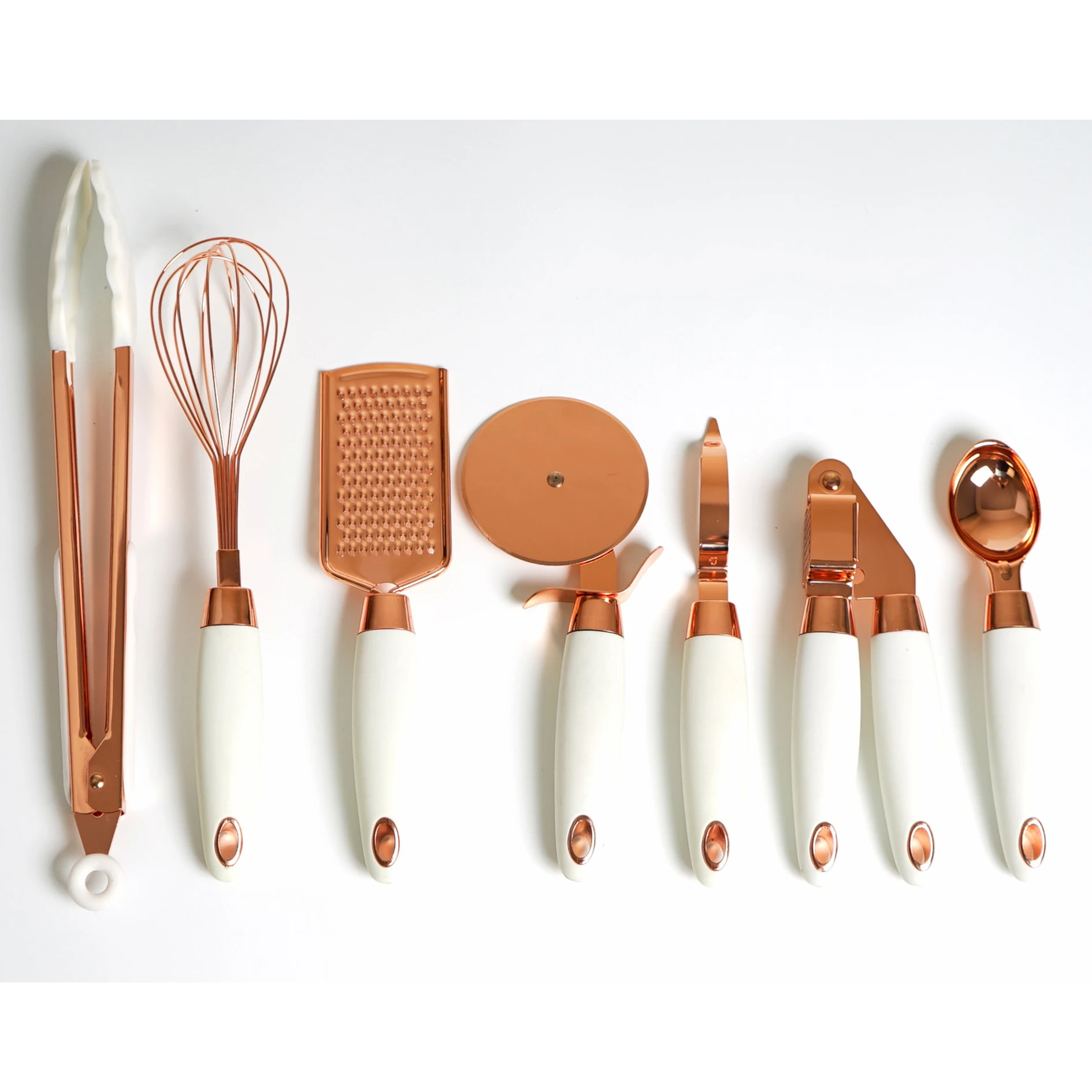 Kitchen Gadget Set Copper Coating Stainless Steel With Soft Touch Handles Cooking Set Kitchen