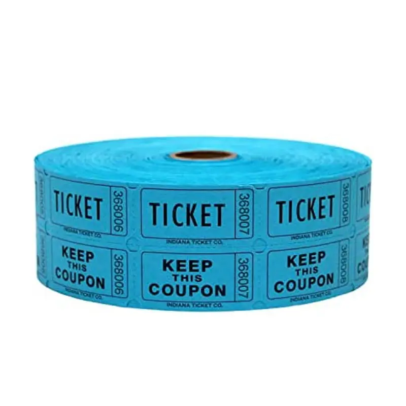 Raffle Tickets Double Roll Tickets Consecutively Numbered Raffle ...