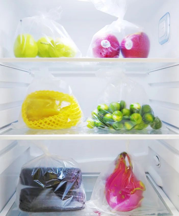 可降解透明可重复使用袋食品收纳袋食品
