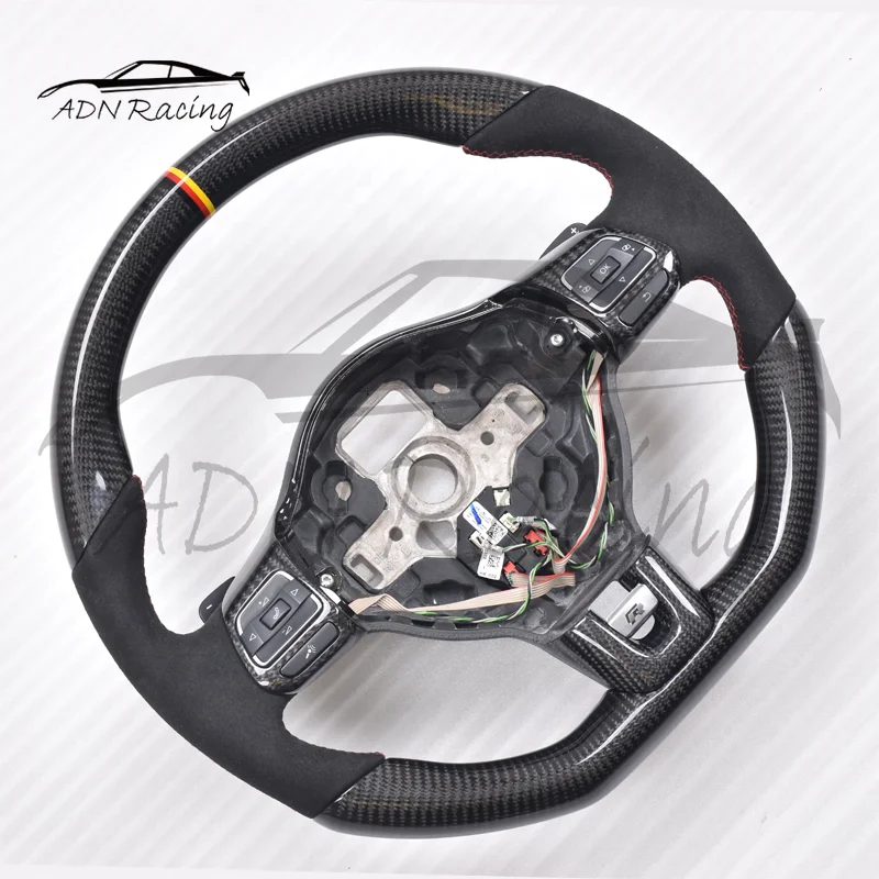 Customized Carbon Fiber Steering Wheel For Volkswagen Golf Mk6 Gti