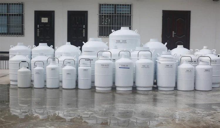 liquid nitrogen small capacity yds-10-210 semen tanks
