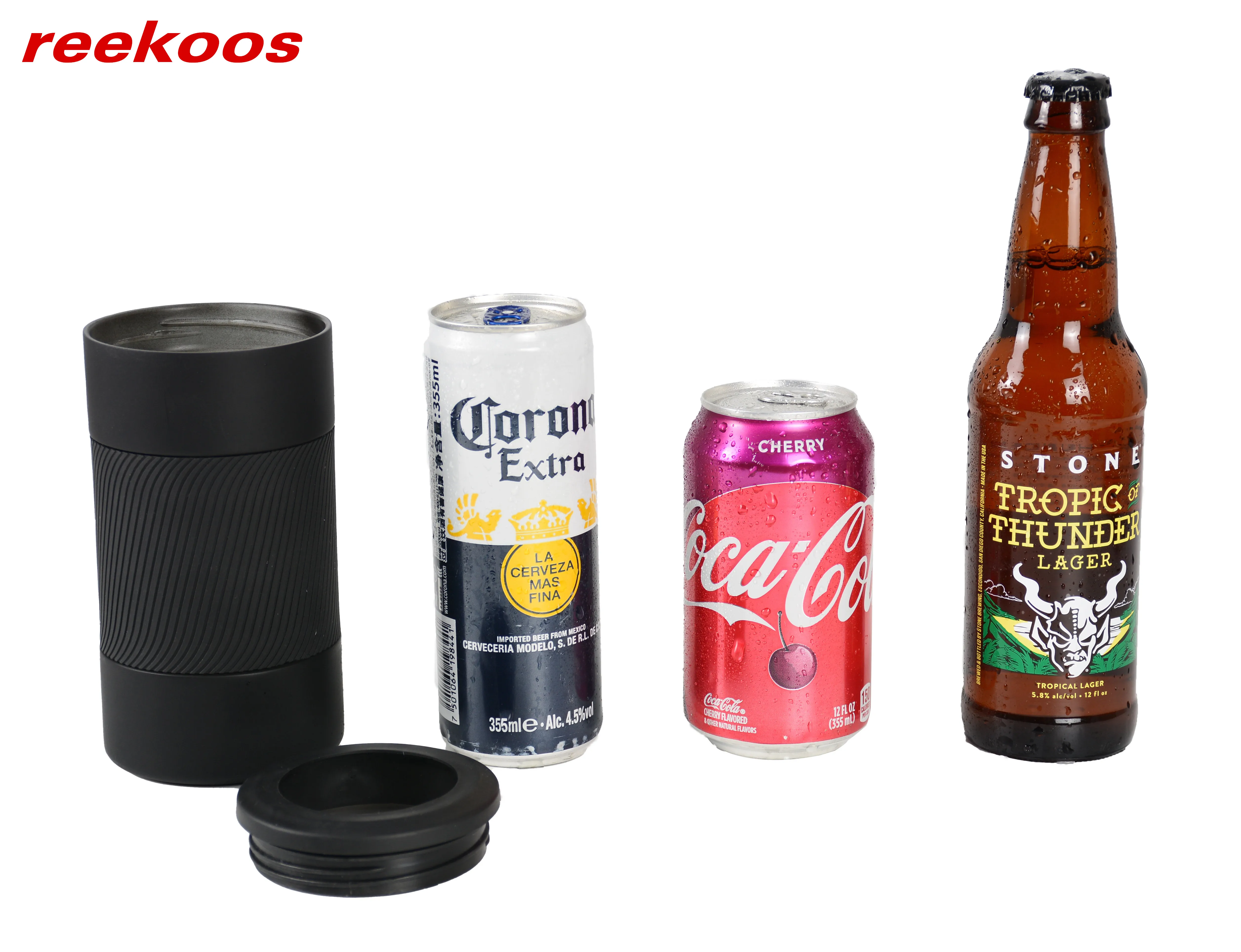 Skinny Can Holder 4 In 1 Can Cooler Double Walled Stainless Steel