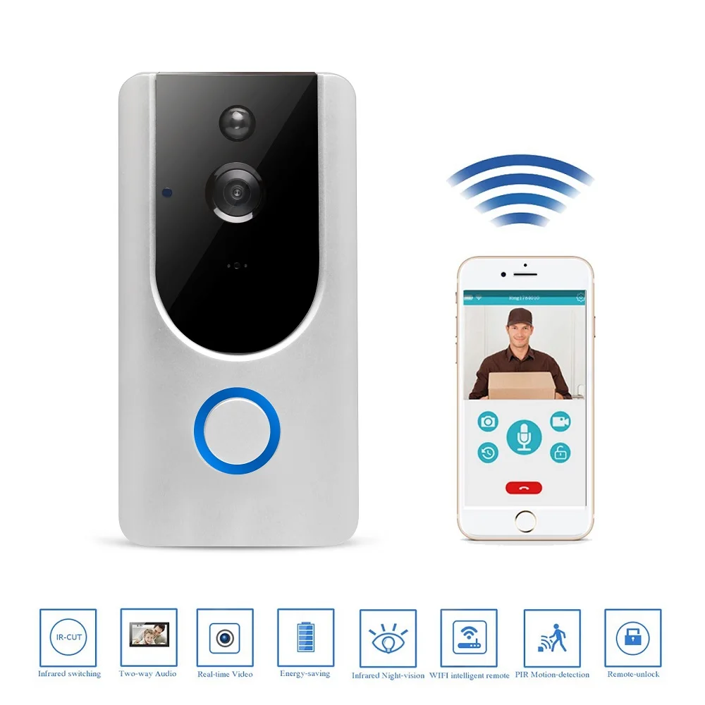 M3se 720p Doorbell Camera Wifi Video Door Bell Camera Wireless Video