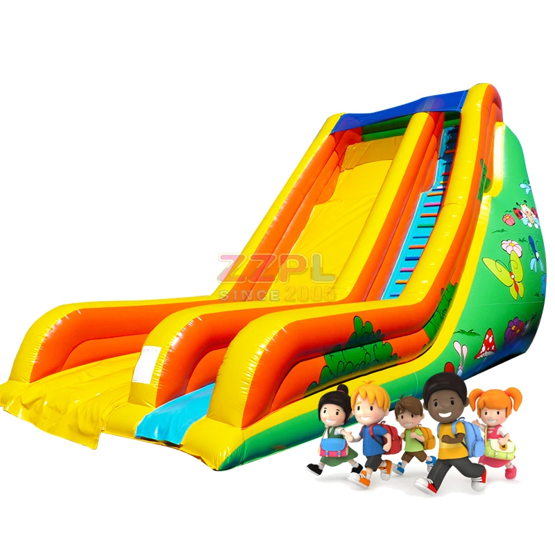 inflatable dry slide
