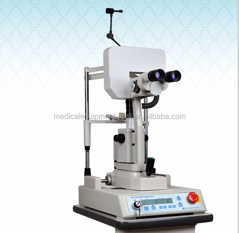 Sistem cu laser cu lampă oftalmică