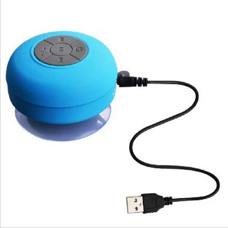 Newest IPX5 Waterproof Sucker Shower Bluetooth Speaker Portable Mobile Phone Wireless Mini Speaker for Bathroom - ANKUX.COM