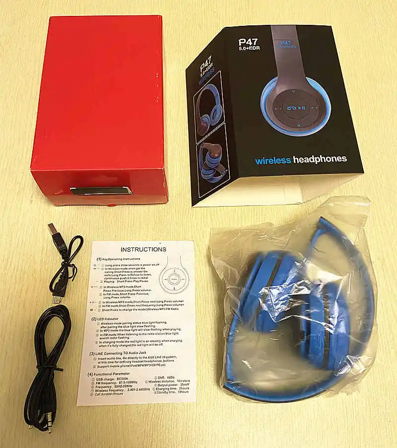 aux线tf卡 - buy headphones wireless with bluetooth p47 fone de