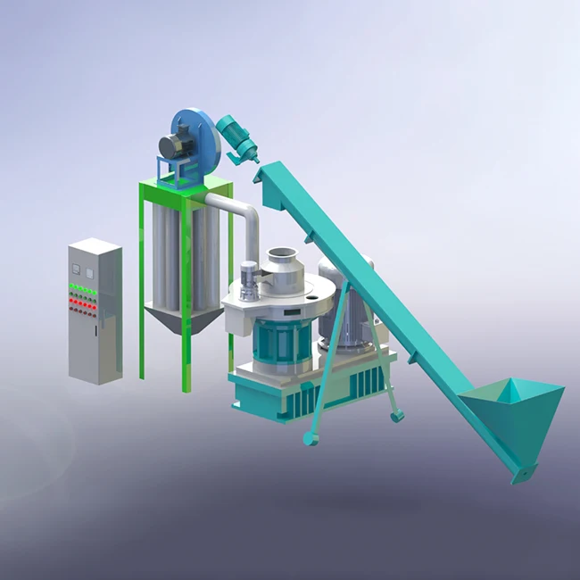 
Capacity 2000kg waste wood pellet line for sale 