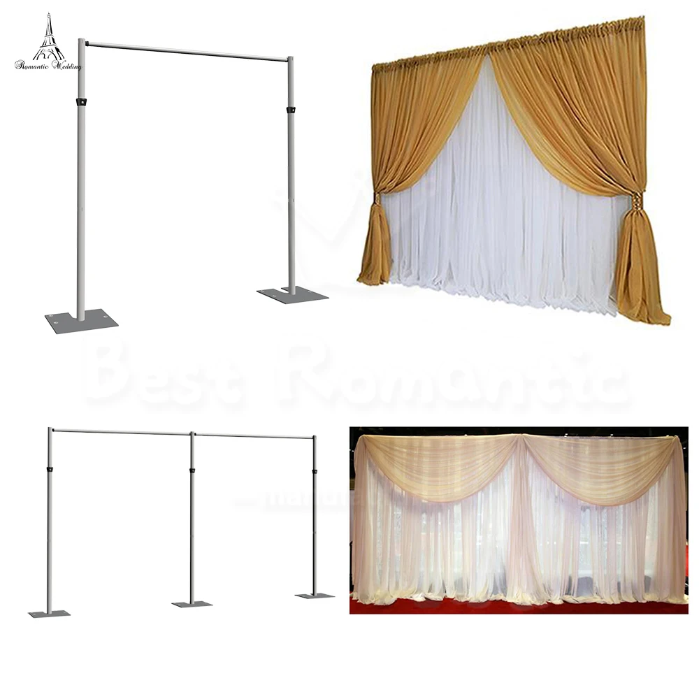 Wholesale Adjustable Wedding Pipe And Drape Pillar Backdrop Stand