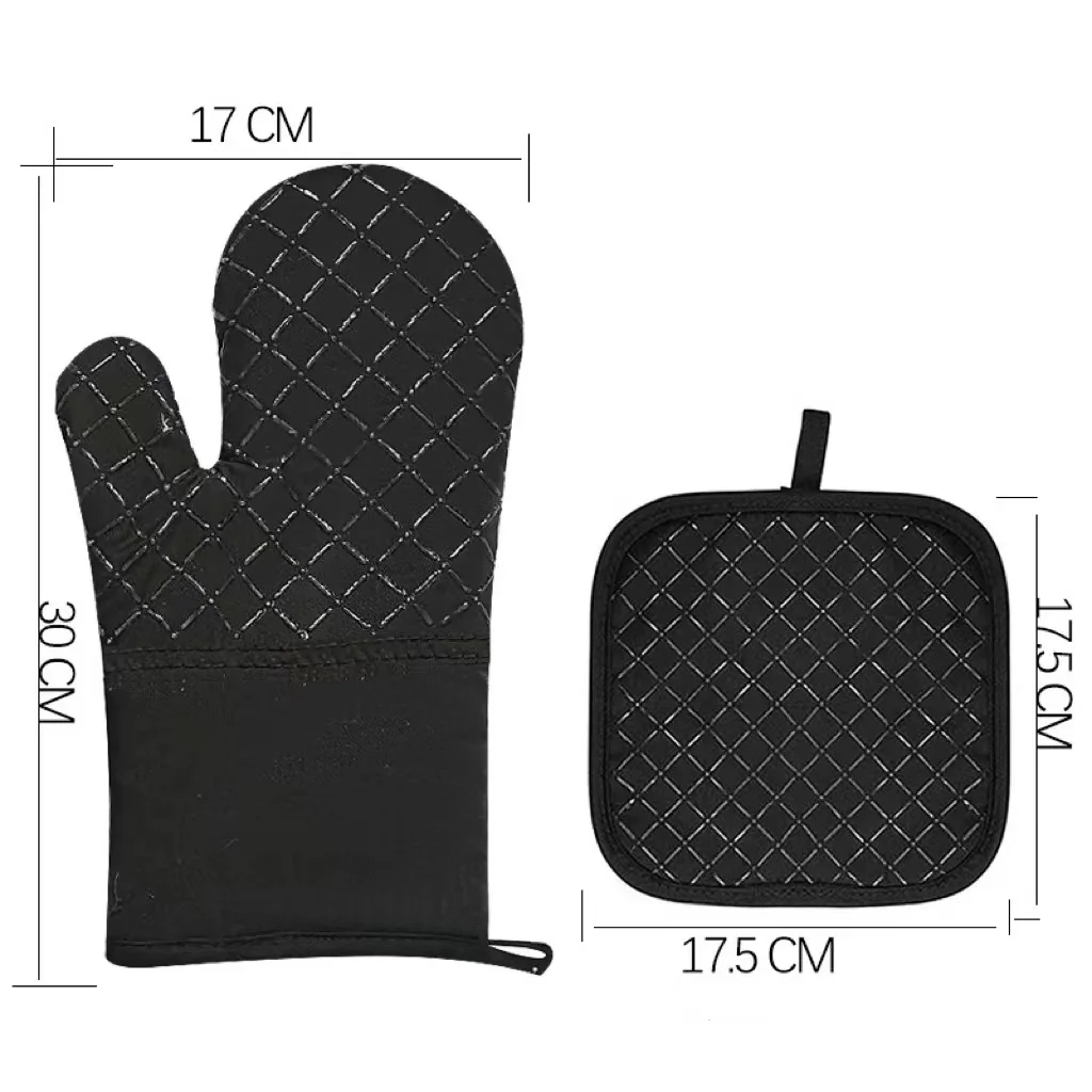 2022 Tabletex Oven Silicone Oven Glove Heat Resistant 500 Degrees And ...