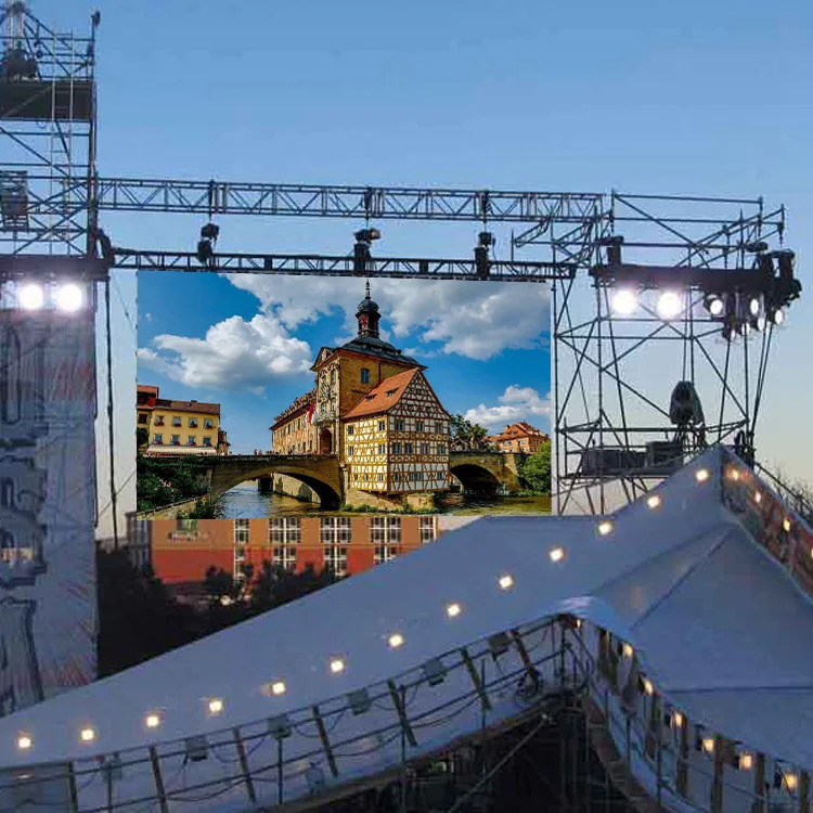 P4 P5 P6 P8 P10 4K HD Video Wall Board Price Advertising SMD Outdoor Advertising LED Display Screen
