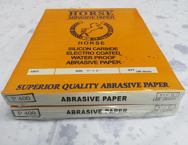 polishing abrasive paper sheet black waterproof 80#-3000# water
