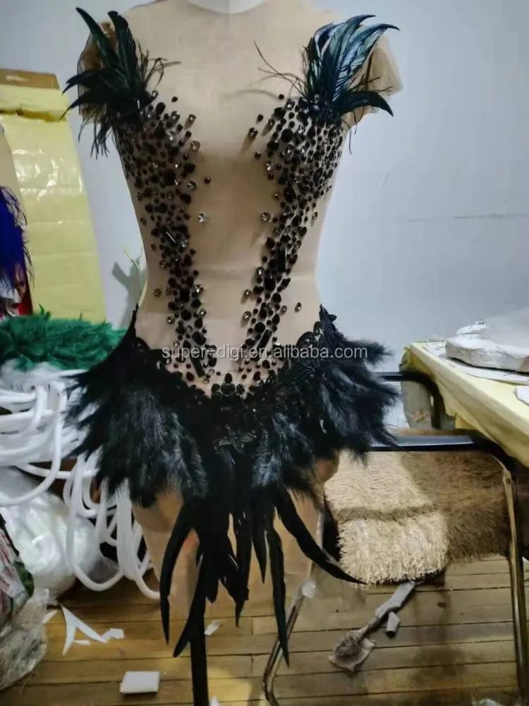 black bird dance costume