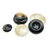 fashion thick four hole round brown color winter dust coat buttons