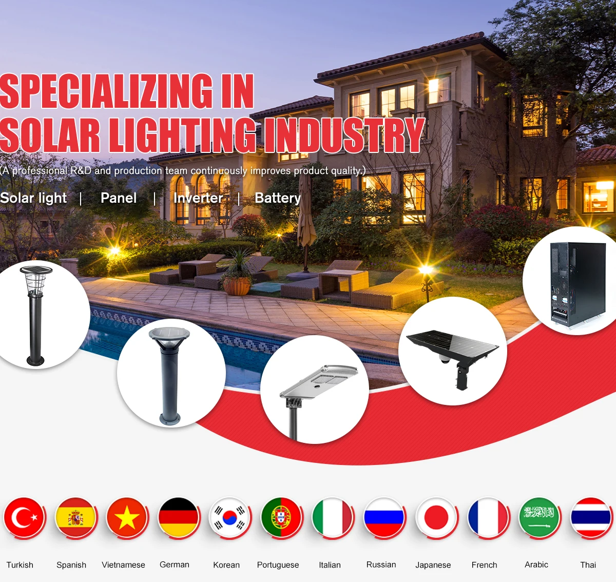 yantai hangchi international trade co ltd solar street light solar garden light