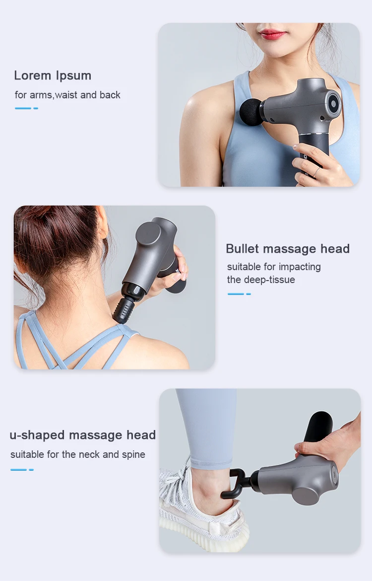 2024 new design vibration booster massage gun