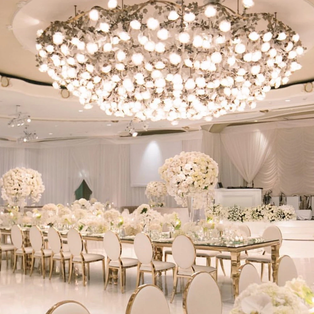 Modern luxury decorative wedding pendant light ceiling chandelier