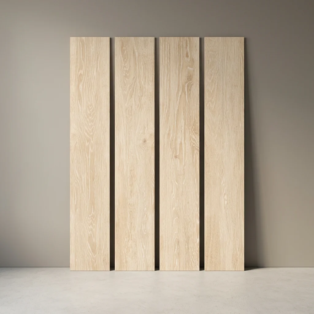 200x1200mm Caldera Pine Wood Look Porcelain Tile Non-Slip Punch Surface ...