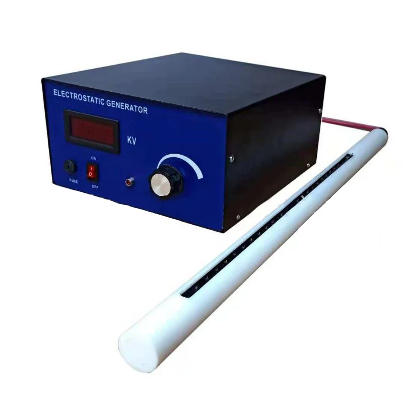 High Voltage Electret Electrostatic Generator For Nonwoven Fabrics