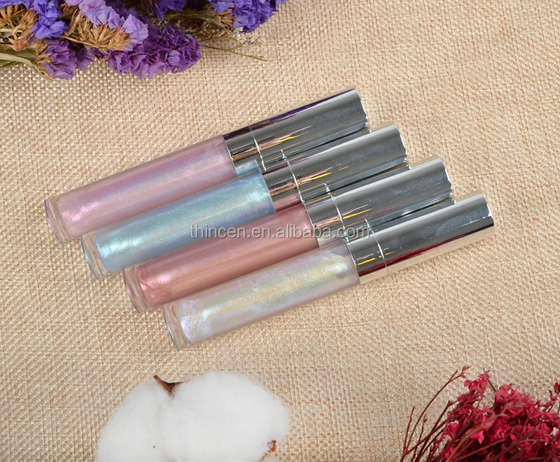 Colorful Lipgloss Private Label Mermaid Holographic Lip Gloss