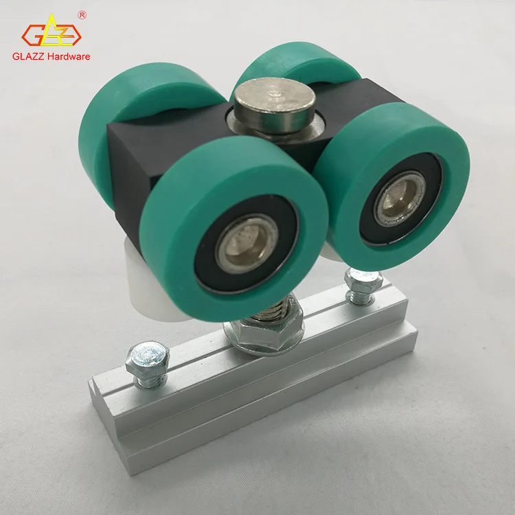 Folding Sliding Door Roller 80kg Aluminium Door Track Roller Hanger