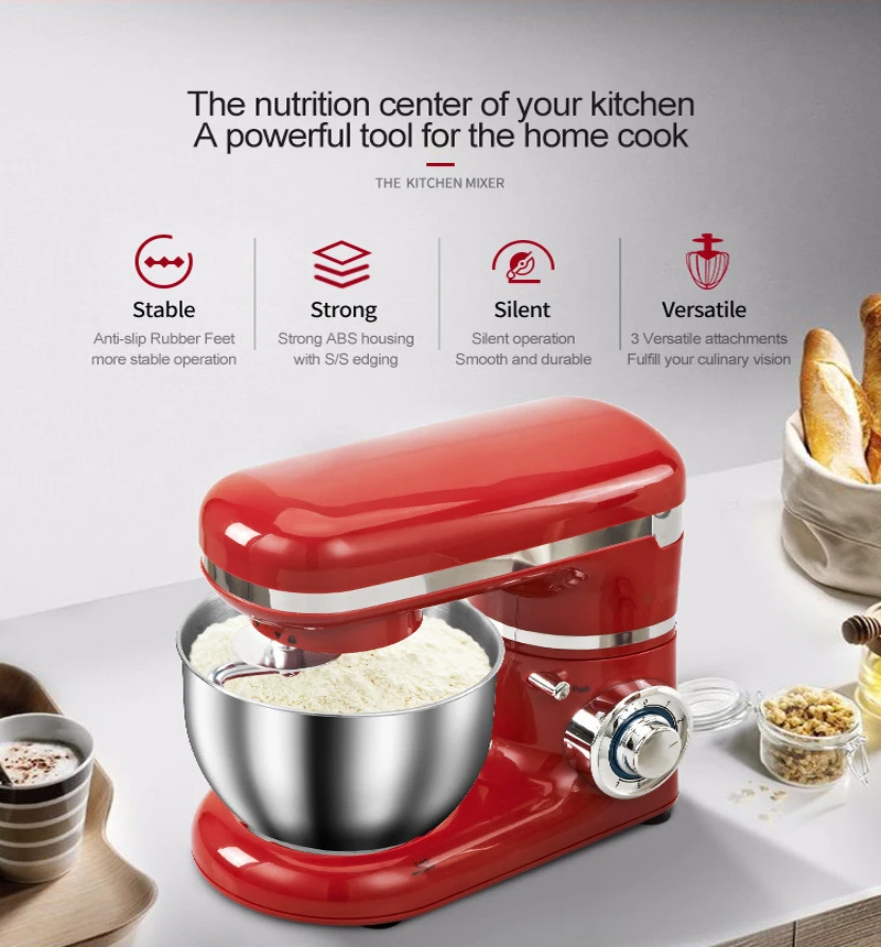 Profesional Batidora Kitchenaid Batidora De 4l De Comida De Acero