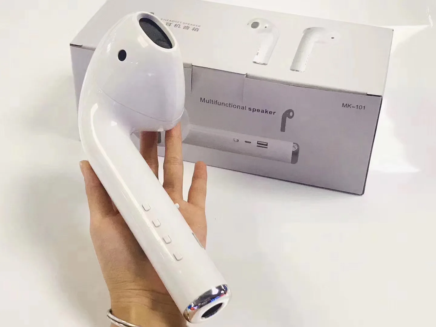 2020 Giant Headset Speaker Mk101 Bigger Tws Wireless Bluetooth Earbuds