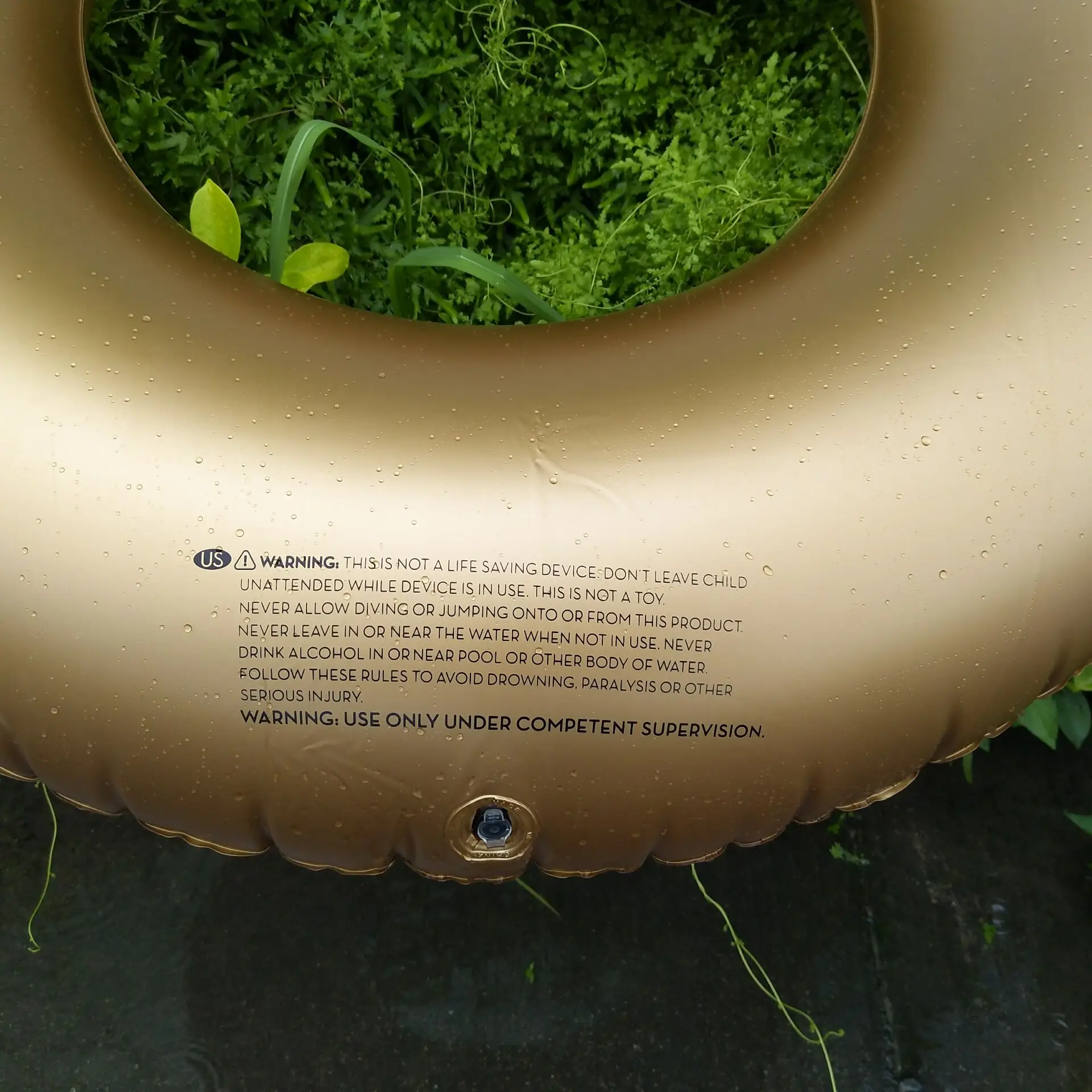 Swimming Pool Inflatable Bling Ring Pool Float Diamond Shape Inflatable