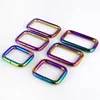 MeeTee BF228 Metal Square Ring Adjust Web Strap Buckles Bag Accessories Clasp Hang Hook