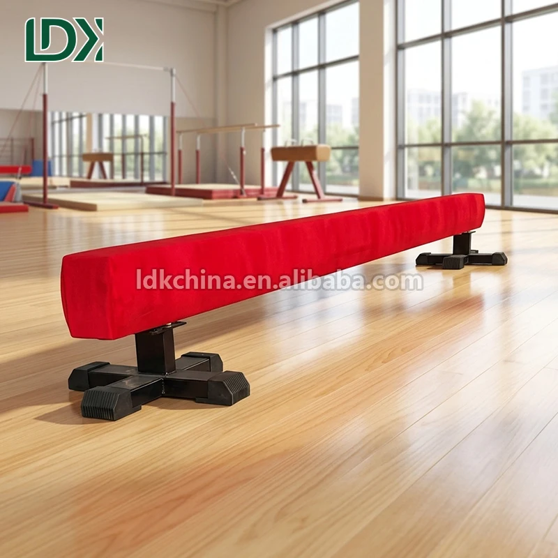 High Quality 3 m Wooden Balance Beams With Fixed Height Non Slip Gymnastics Floor Beams for Home and School Sports