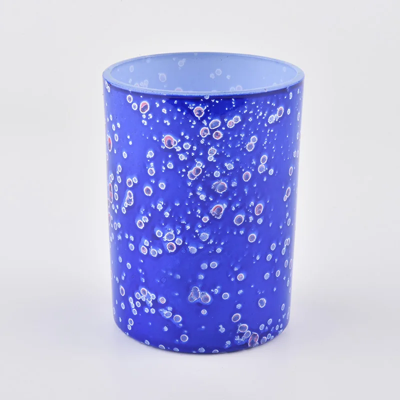 9oz mercury glass empty candle jars